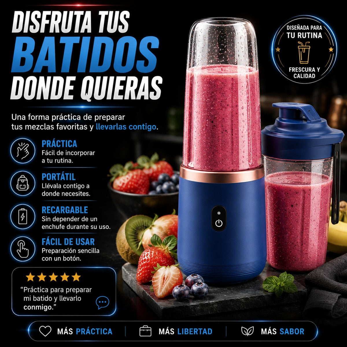 LICUADORA PORTATIL - 400ML
